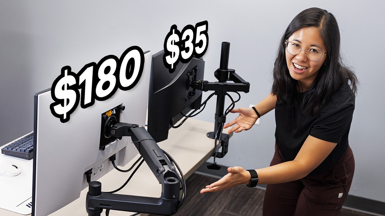 Cheap vs. Expensive Monitor Arm: $35 Vivo vs. $180 Ergotron LX — Is It Worth It?