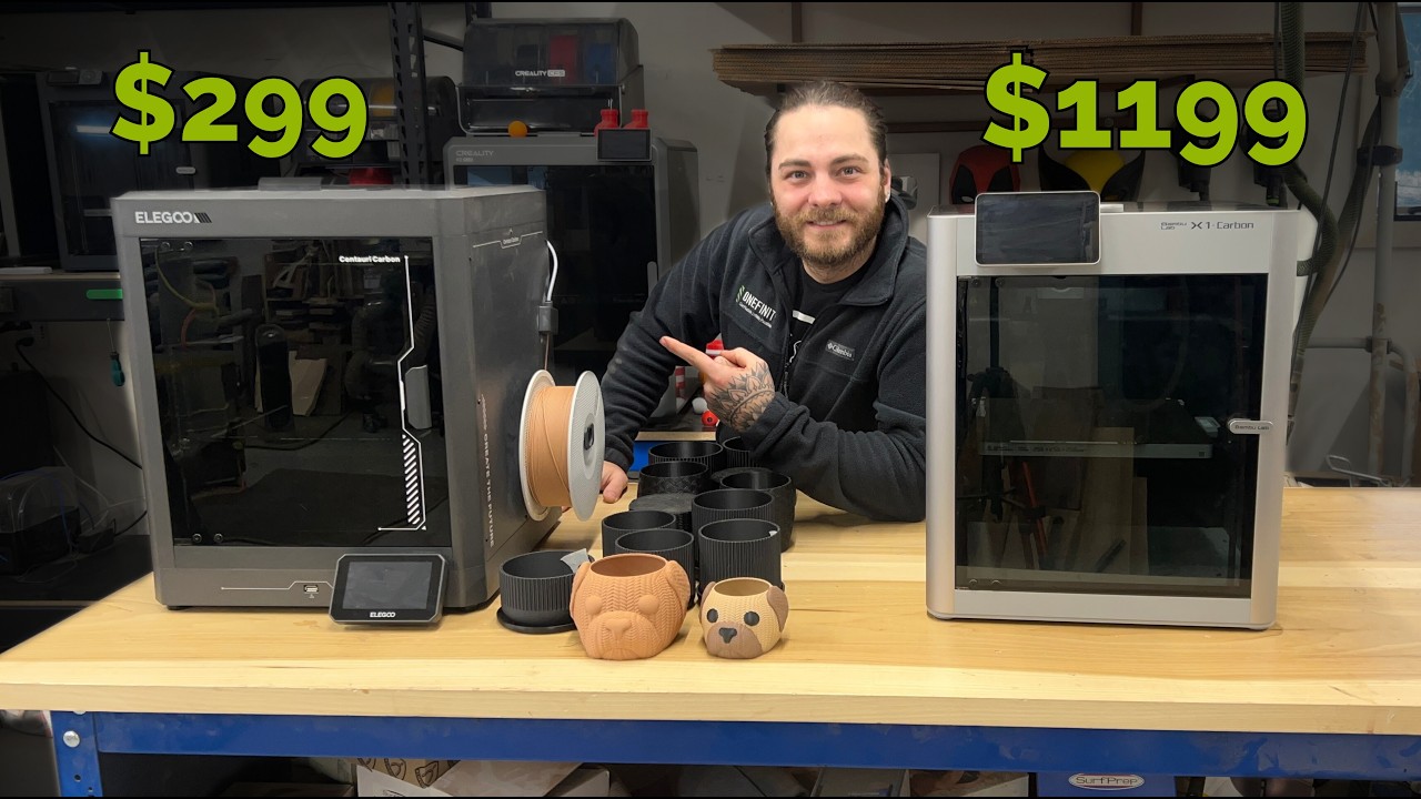 Elegoo Centauri vs Bambu X1C: Can a $300 Printer Keep Up?